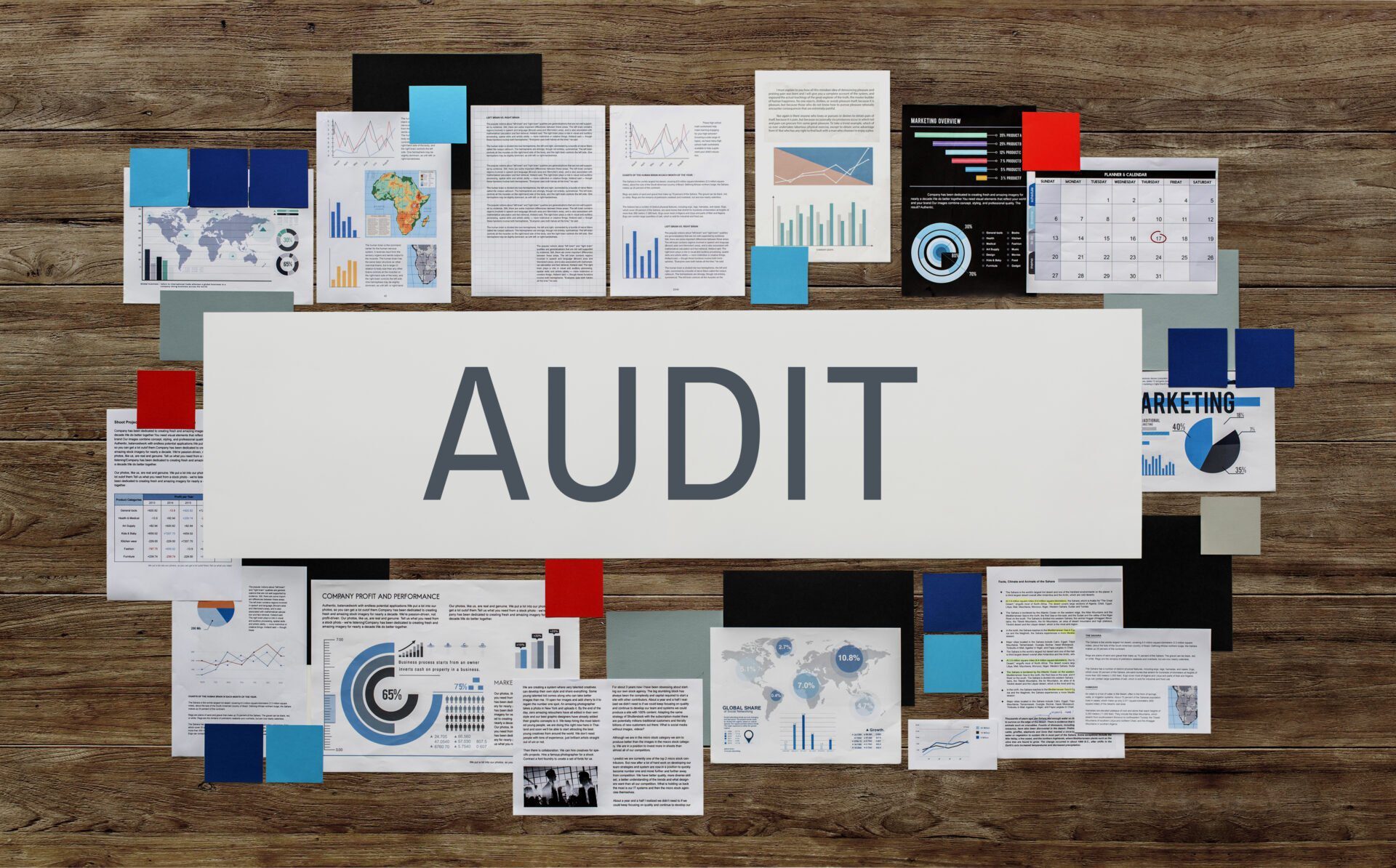 audit compliance evaluation financial statement concept