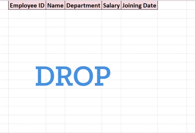 drop