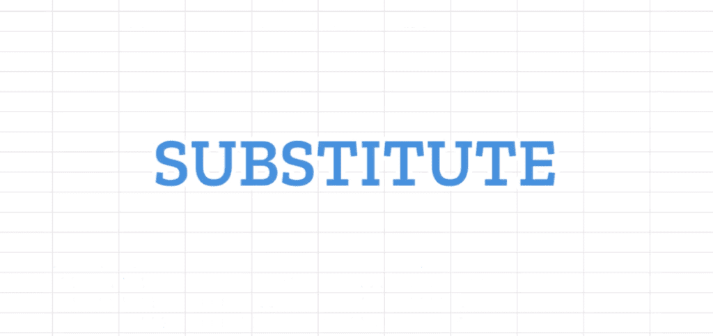 substitute
